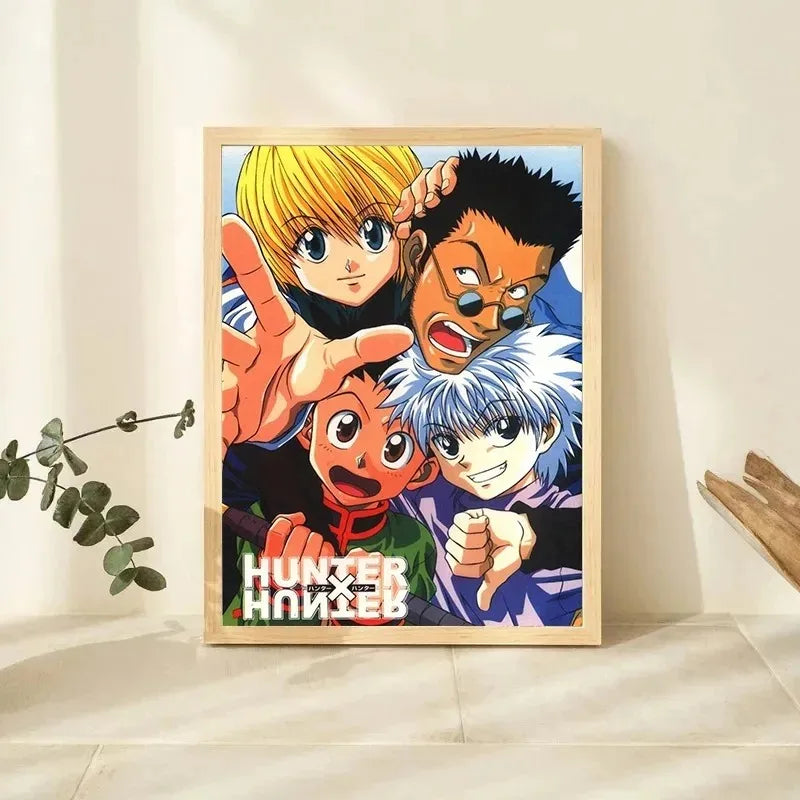 بوستر أنمي "Hunter X Hunter" الكلاسيكي - لمحبّي الأنمي!