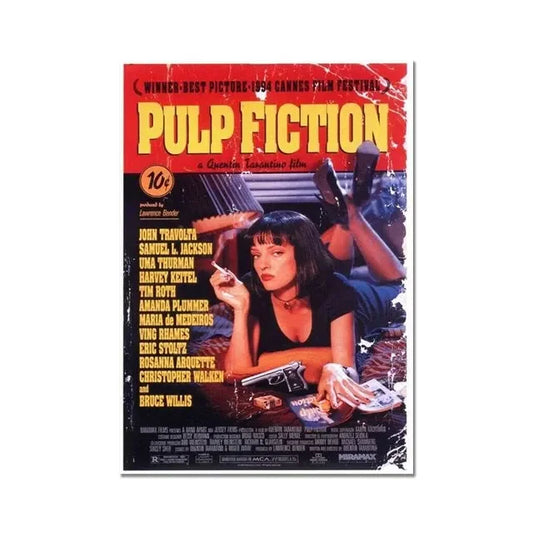 بوستر فيلم "Pulp Fiction" الكلاسيكي